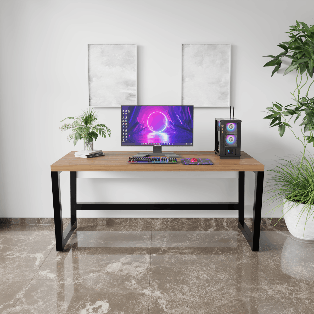 Quantum Computer Table by Riyan Luxiwood.
