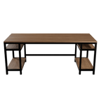 Edward Computer Table With Open Storage By Riyan Luxiwood.