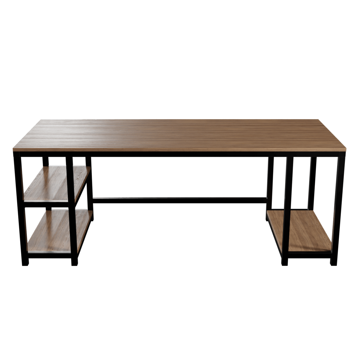Jackson computer Table With Open Storage By Riyan Luxiwood.