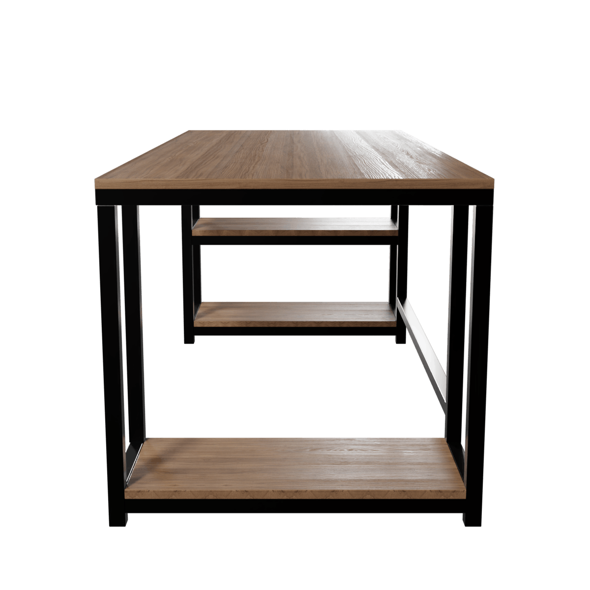 Jackson computer Table With Open Storage By Riyan Luxiwood.