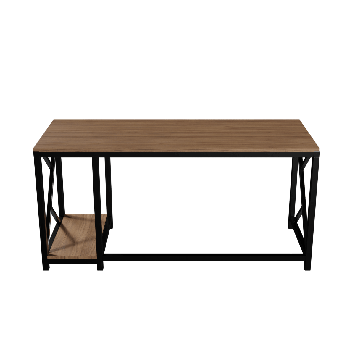 Patrick Computer Table With Open Storage By Riyan Luxiwood.
