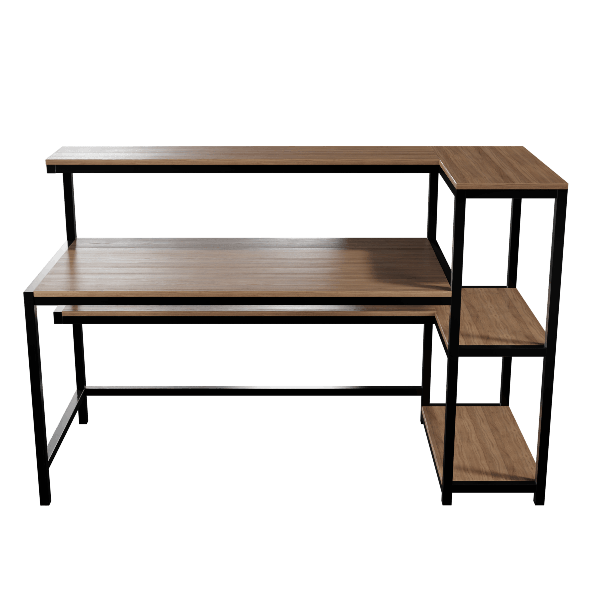 Fronx Computer Table With Open Storage By Riyan Luxiwood.