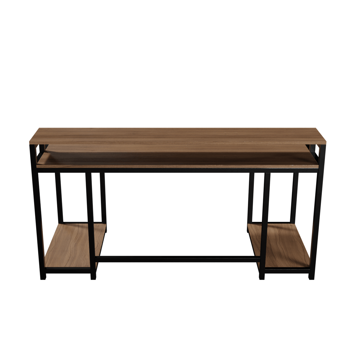 Nexus Computer Table With Open Storage By Riyan Luxiwood.