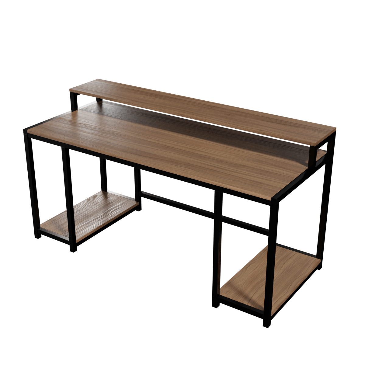 Nexus Computer Table With Open Storage By Riyan Luxiwood.