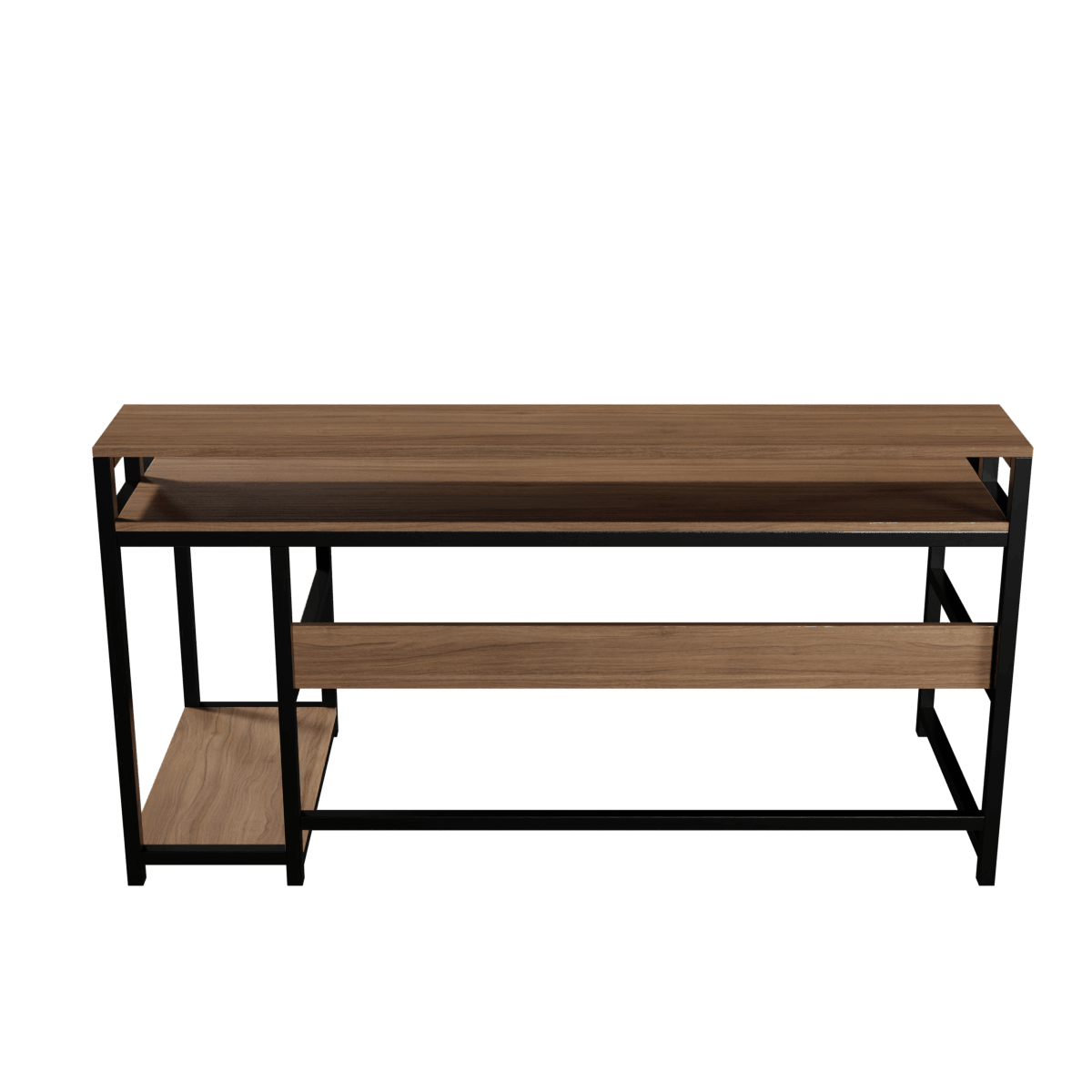 Trio Computer Table With Open Storage By Riyan Luxiwood.