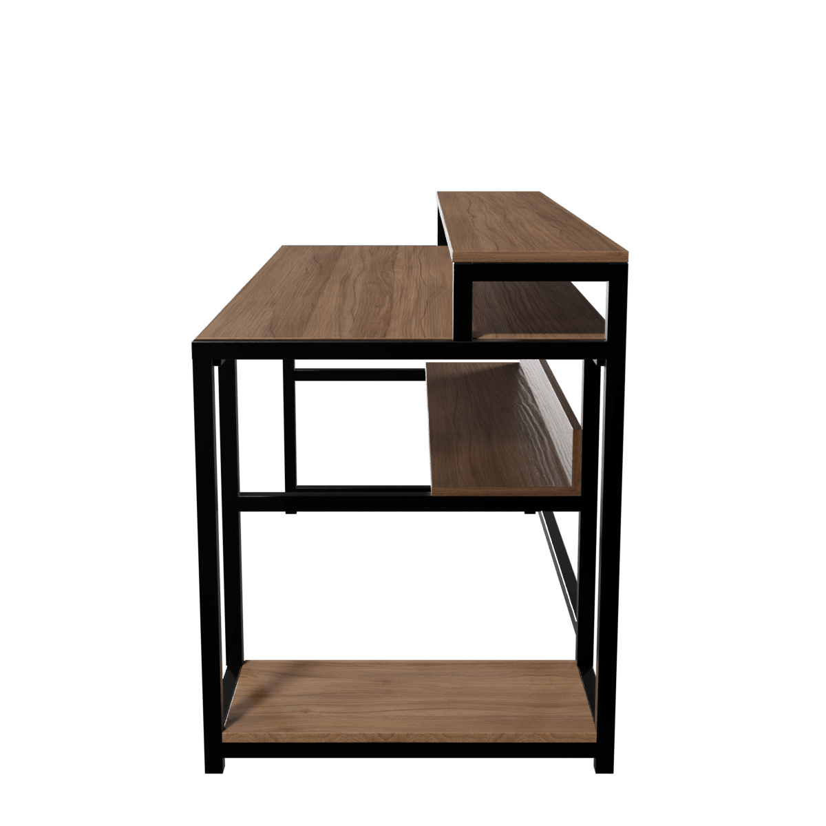 Trio Computer Table With Open Storage By Riyan Luxiwood.
