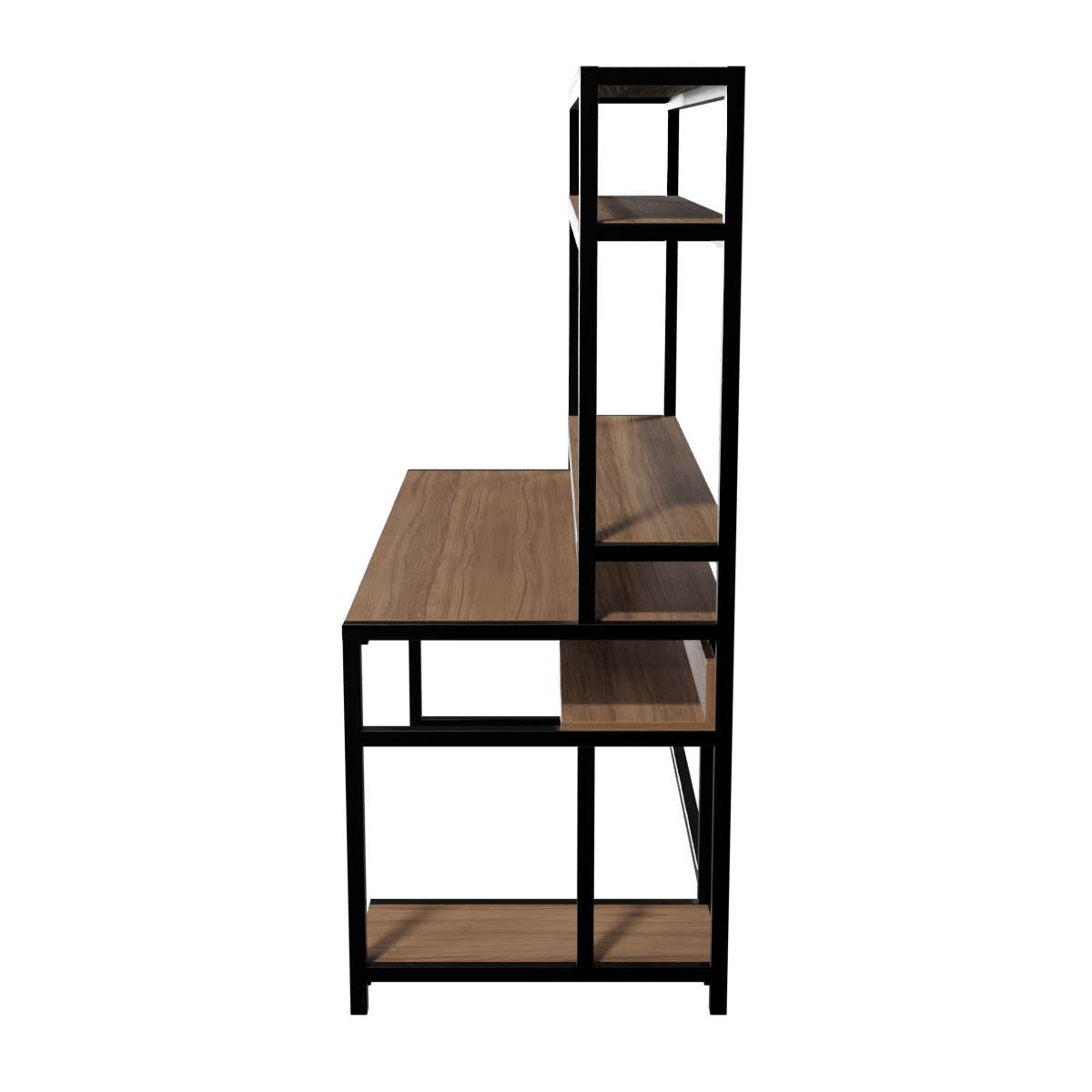 Jerry Computer Table With Open Storage By Riyan Luxiwood.