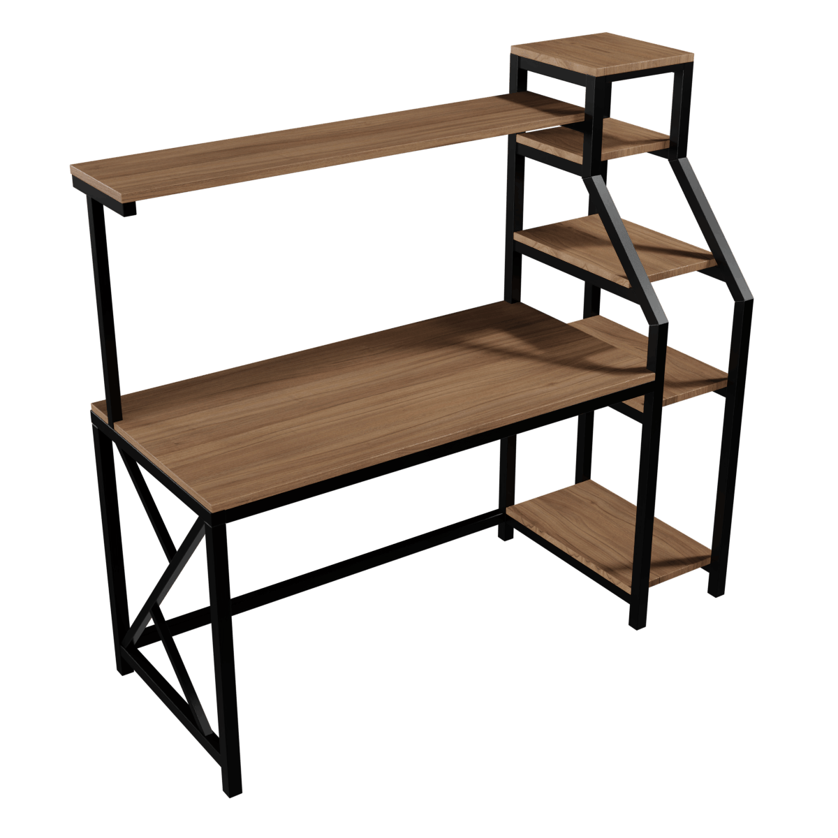 Rio Study Table with Verticle Storage by Riyan Luxiwood