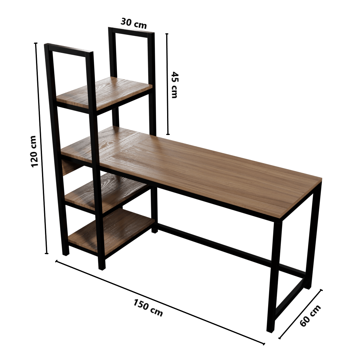 Alvin Study Table by Riyan Luxiwood