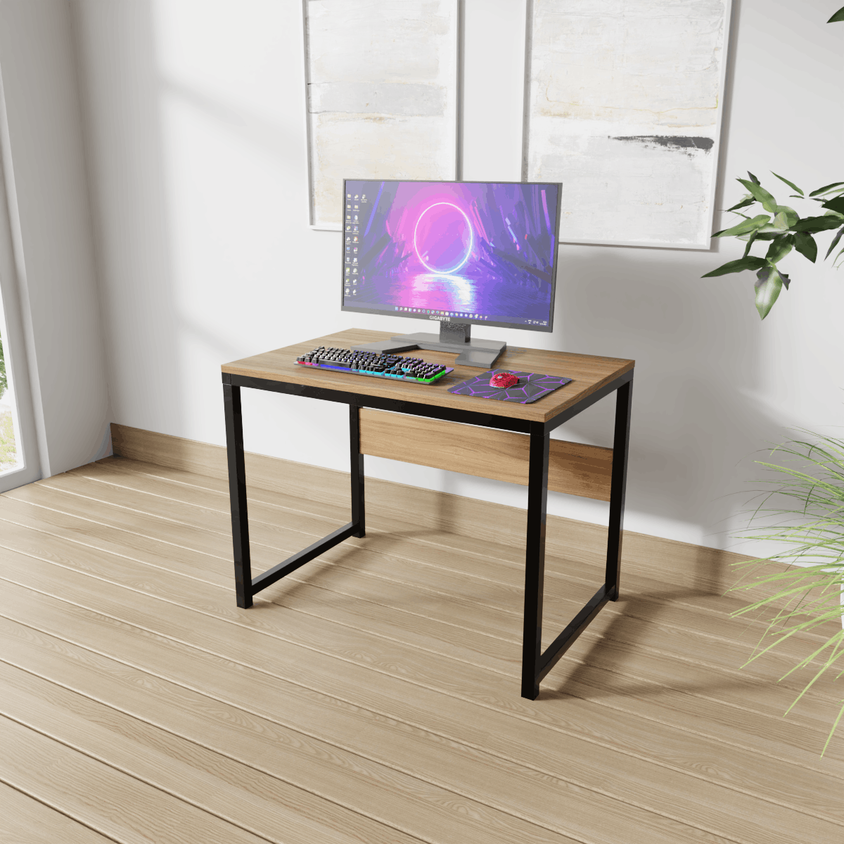 Elmer Computer Table By Riyan Luxiwood.