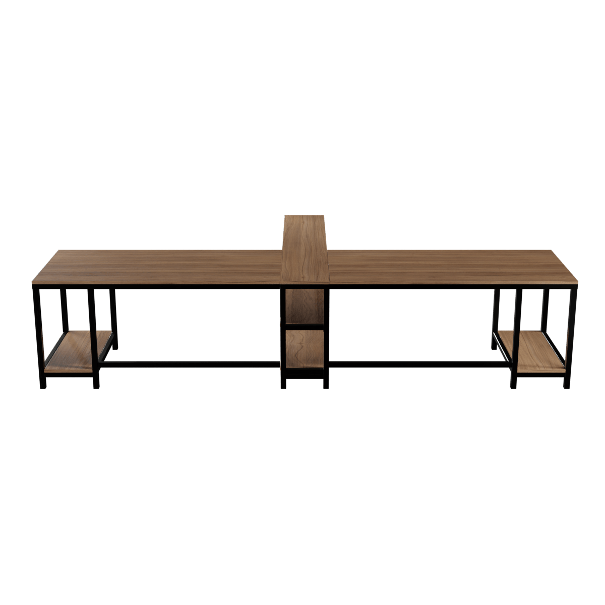 Haldin Computer Table With Open Storage By Riyan Luxiwood.