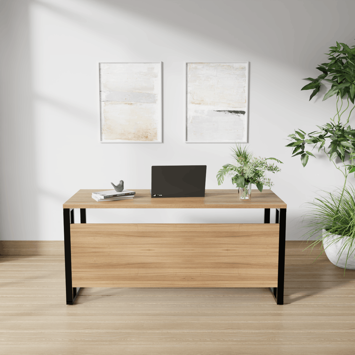 Cosmo Computer Table With Open Storage