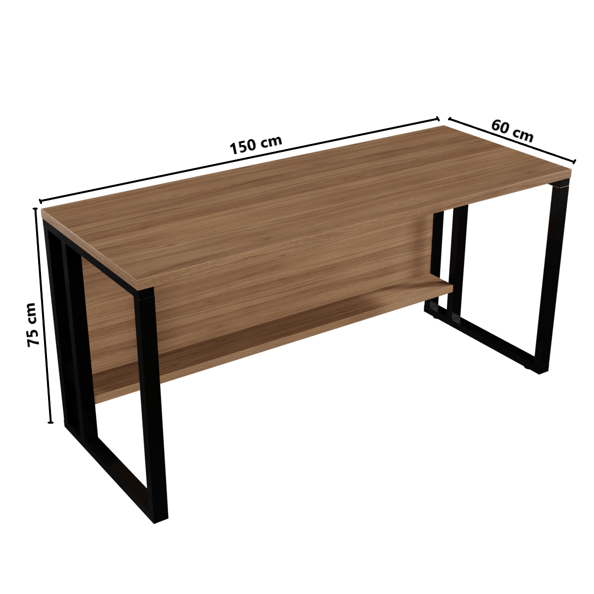 Cosmo Computer Table With Open Storage