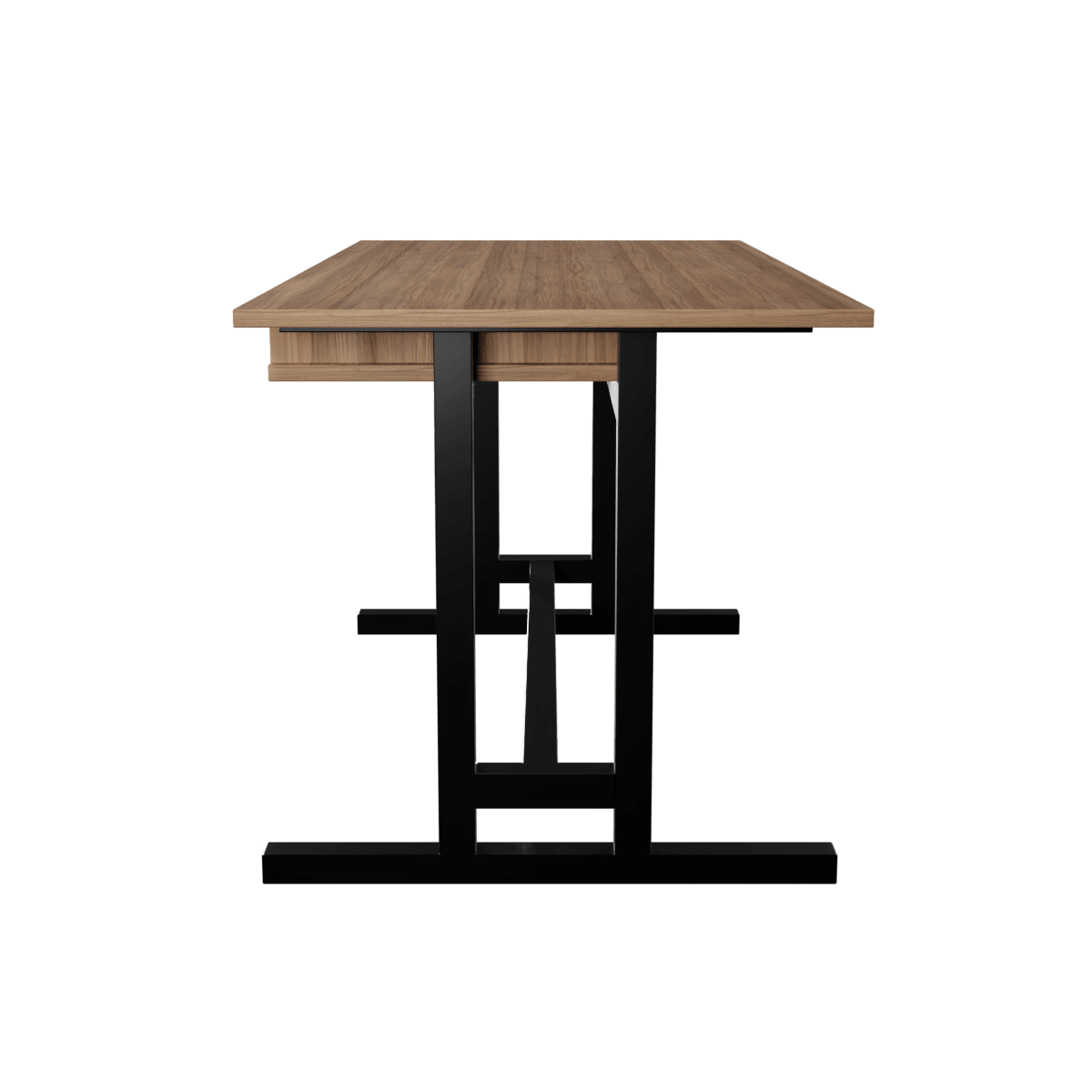 Zinnia Computer Table with Keyboard Tray by Riyan Luxiwood.
