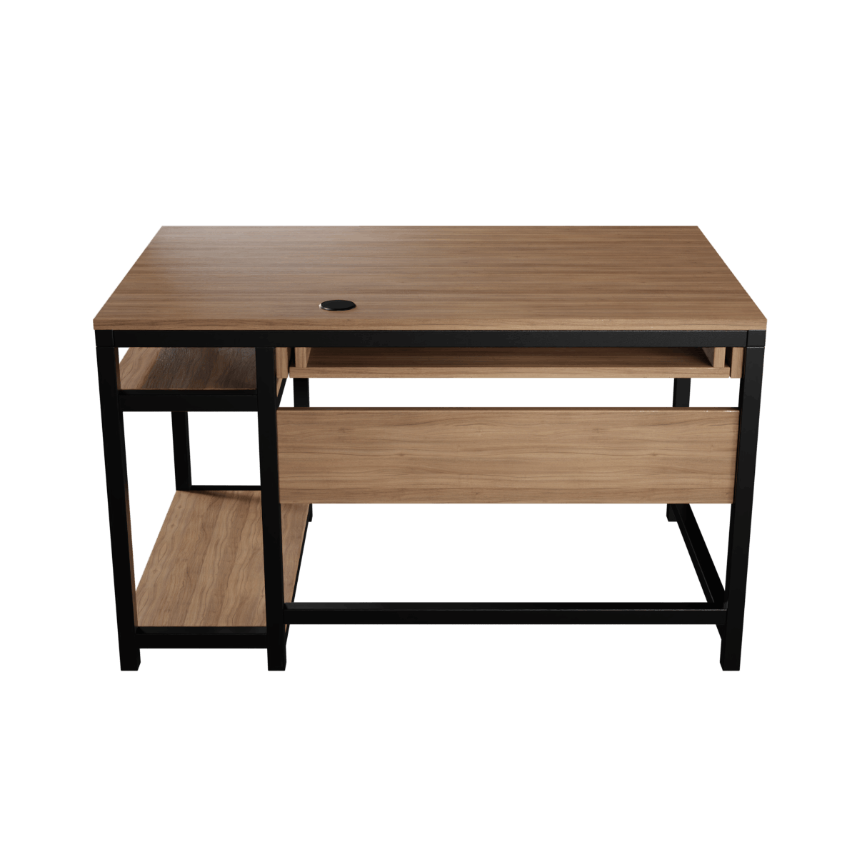 Carter Computer Table With Open Storage By Riyan Luxiwood.
