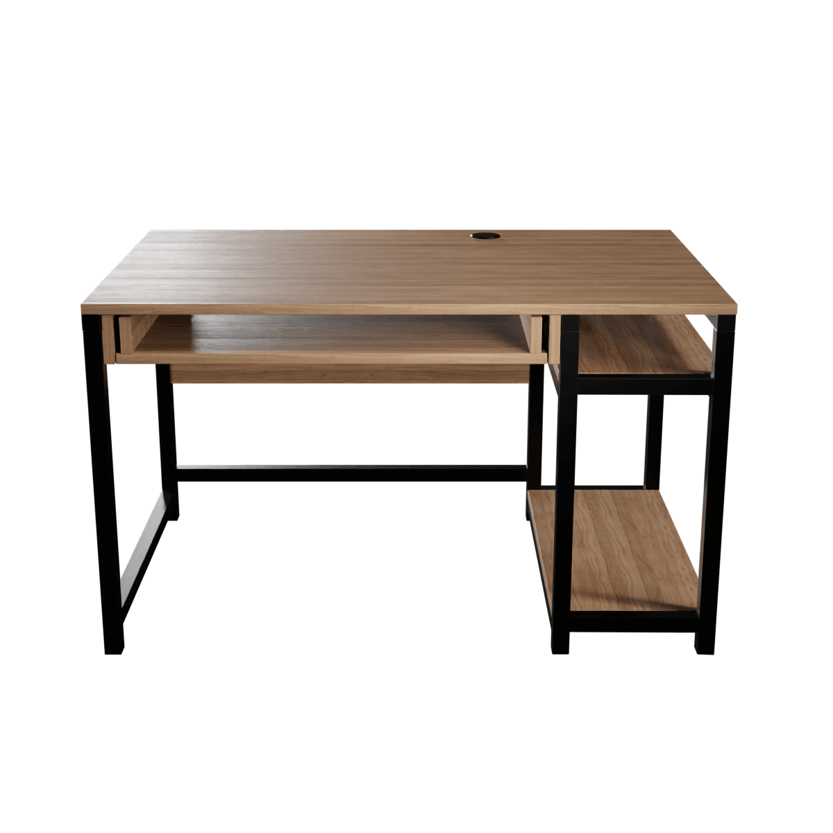 Carter Computer Table With Open Storage By Riyan Luxiwood.