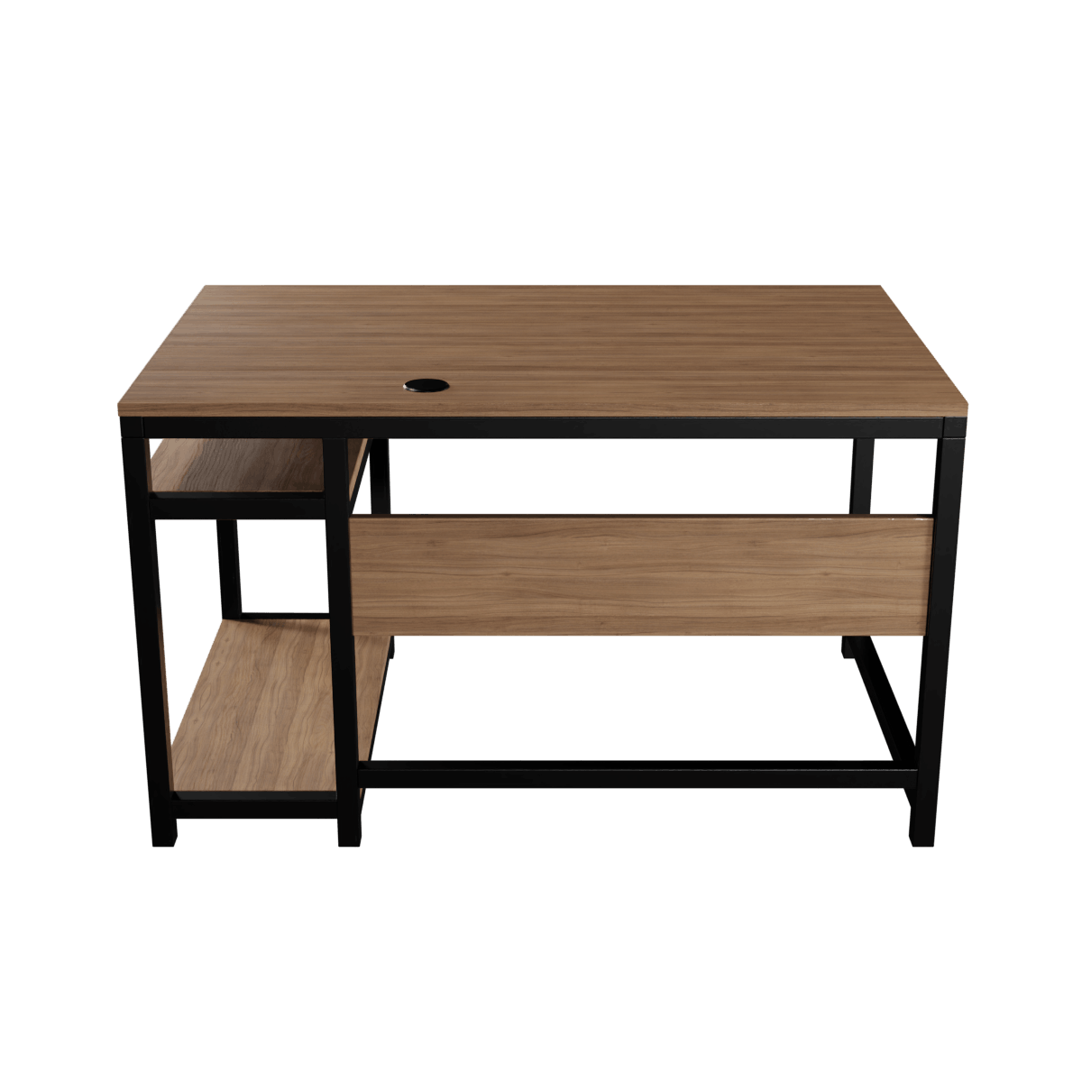 Carter Computer Table With Open Storage By Riyan Luxiwood.