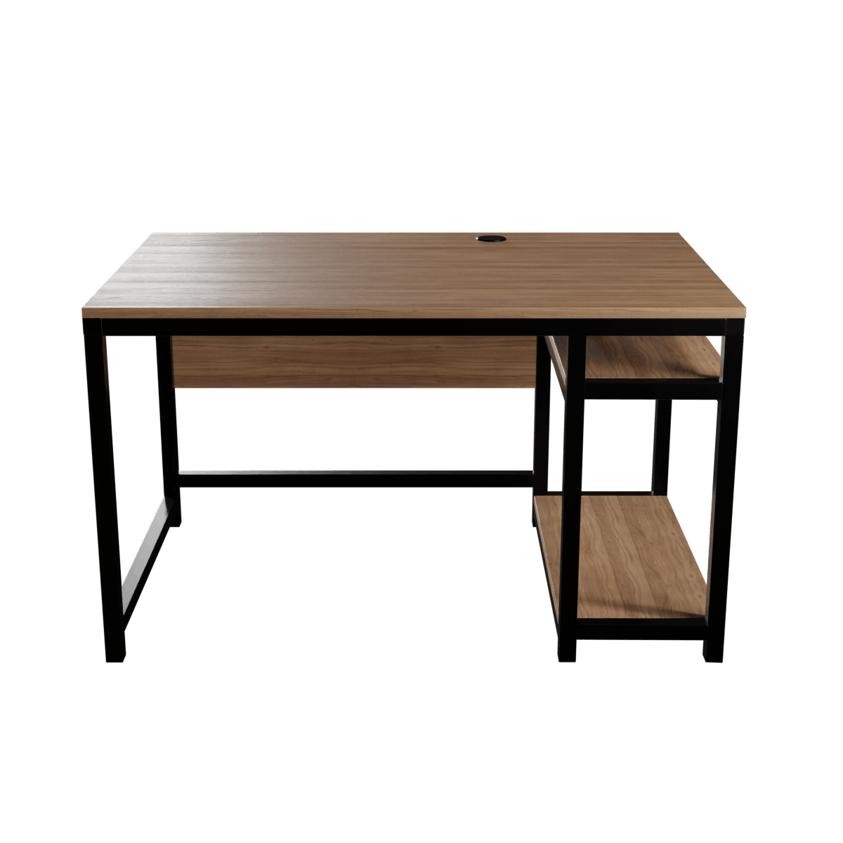 Carter Computer Table With Open Storage By Riyan Luxiwood.