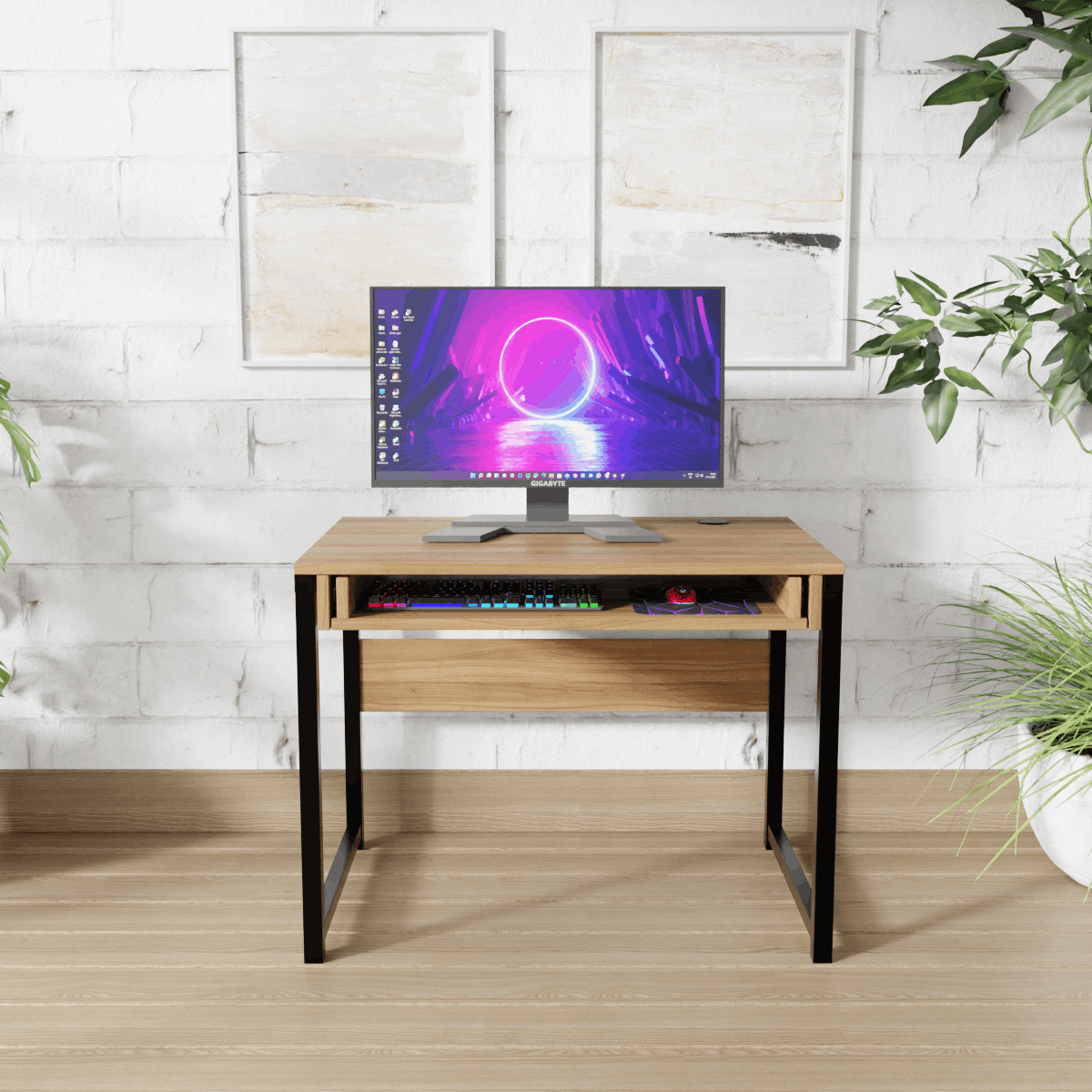 Elmer Computer Table By Riyan Luxiwood.