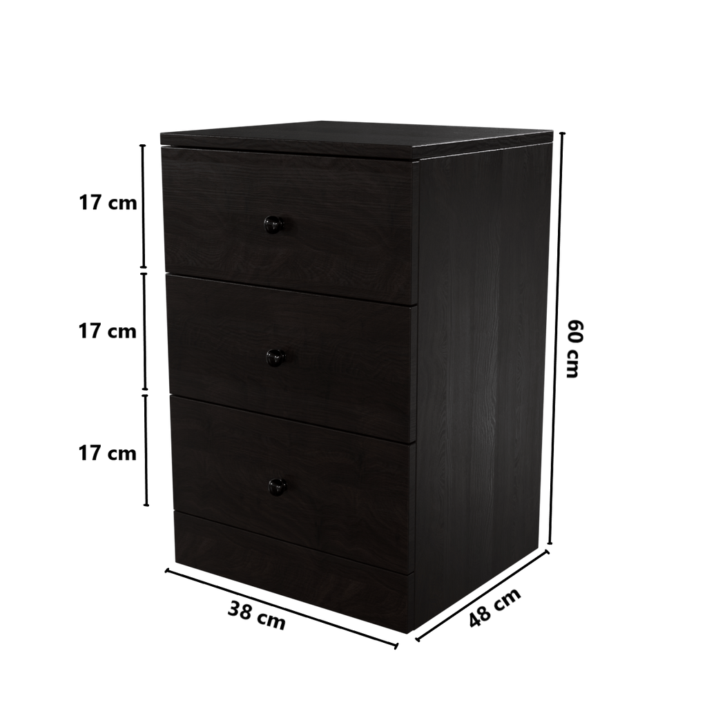 Chest of 3 Drawers by Riyan Luxiwood.