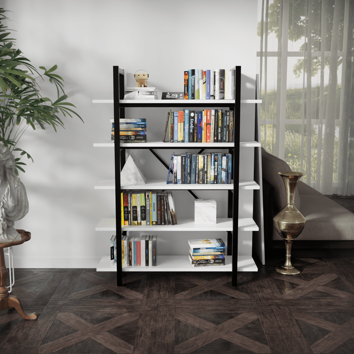 Dexter Book Shelf by Riyan Luxiwood.