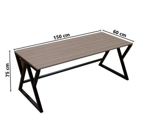 Daffodil Study Table (Size: 150CMx60CMx75CM)