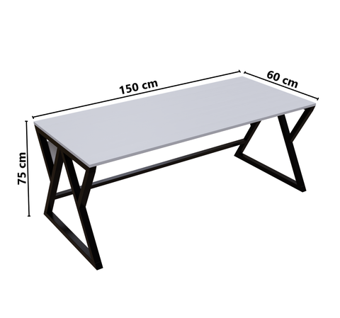 Daffodil Study Table (Size: 150CMx60CMx75CM)