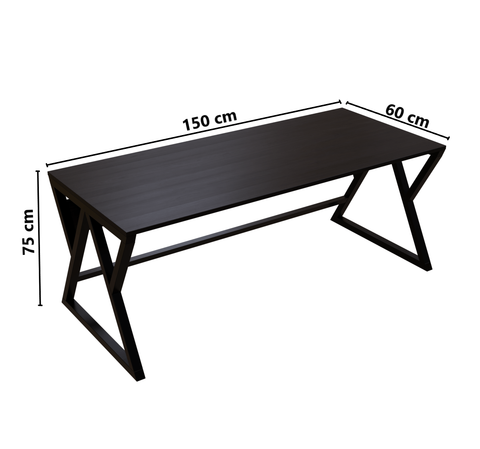 Daffodil Study Table (Size: 150CMx60CMx75CM)