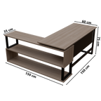 Hunter L Shaped Executive Desk by Riyan Luxiwood