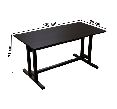 Clover Study Table by Riyan Luxiwood.