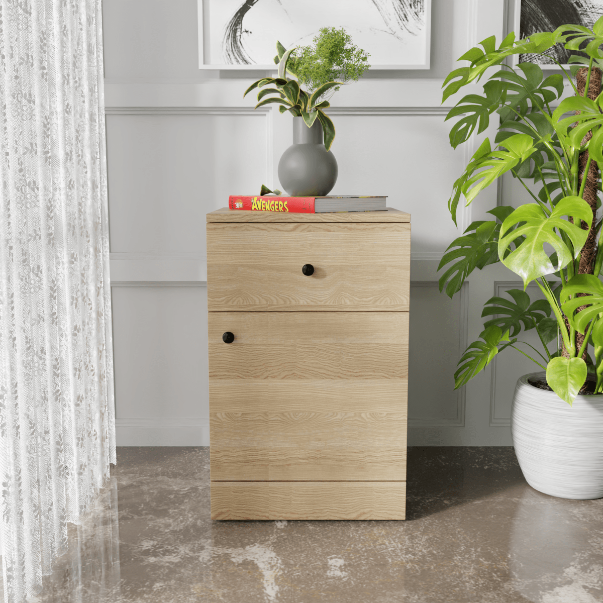 Chest of Drawer With Storage By Riyan Luxiwood.