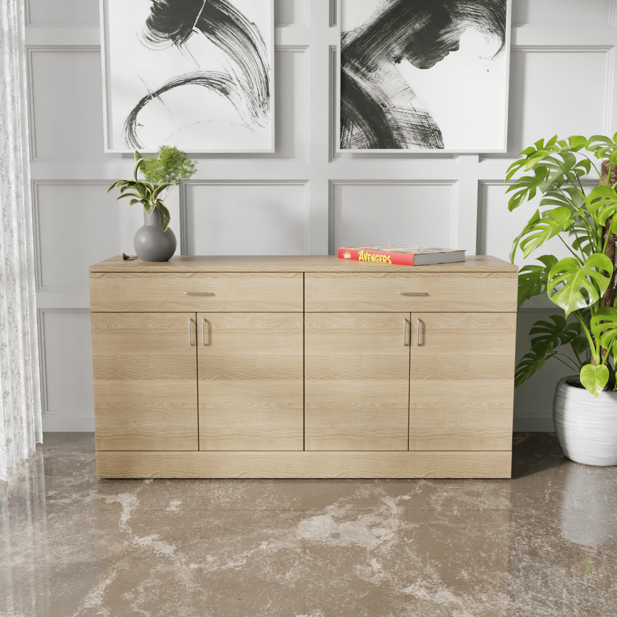 File Cabinet with Drawers by Riyan Luxiwood.