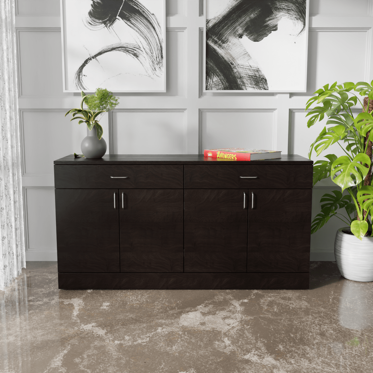 File Cabinet with Drawers by Riyan Luxiwood.