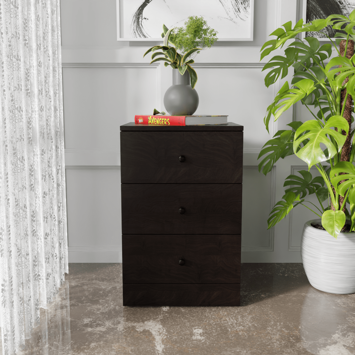 Chest of 3 Drawers by Riyan Luxiwood.