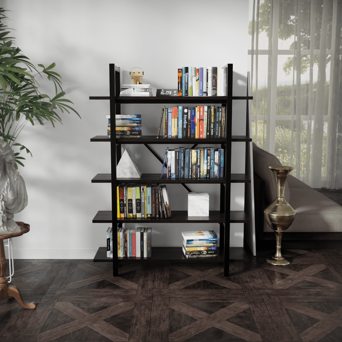 Dexter Book Shelf by Riyan Luxiwood.