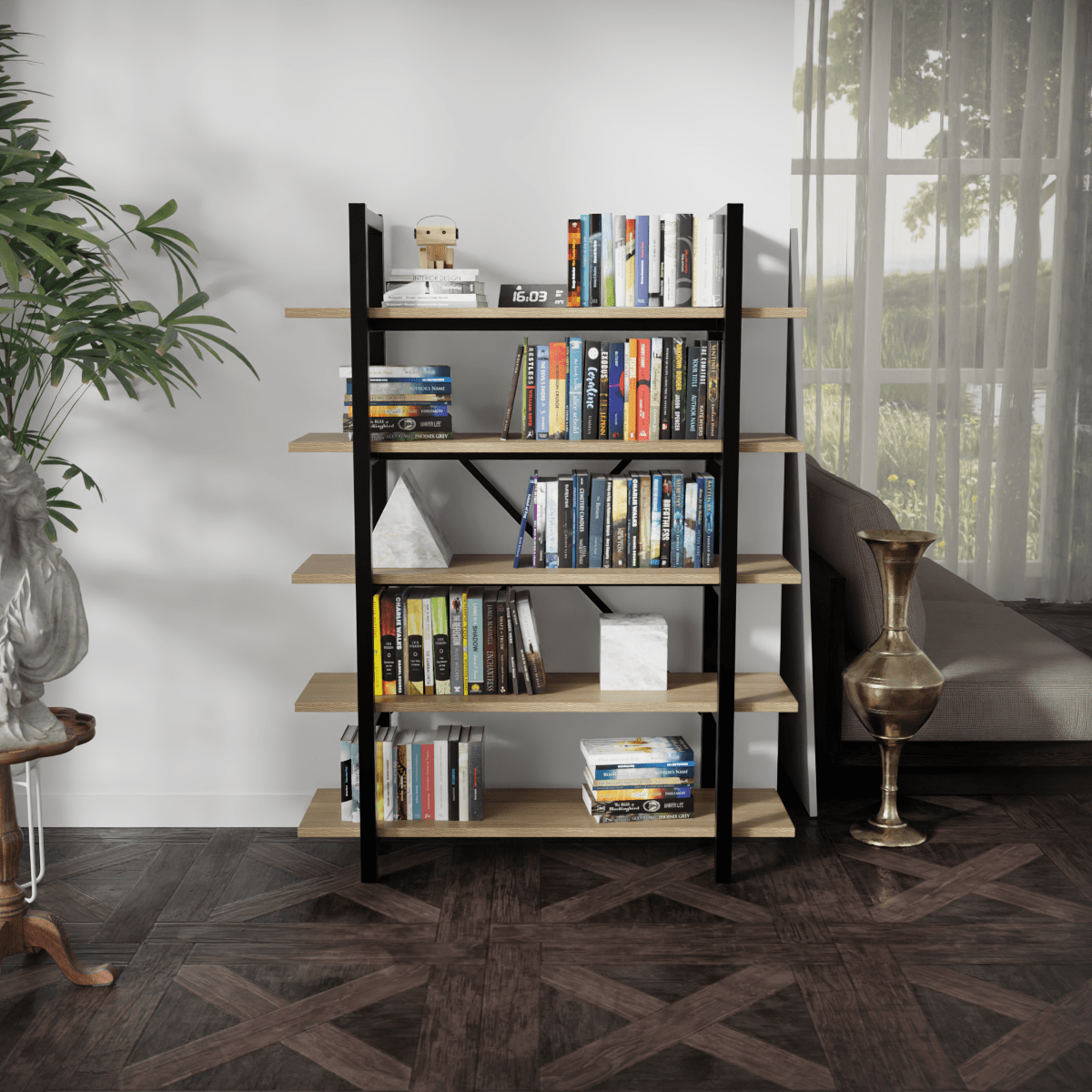 Dexter Book Shelf by Riyan Luxiwood.