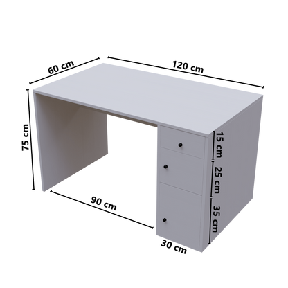 Jimmy Computer Table With Storage By Riyan Luxiwood.