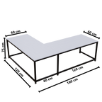 Marshal Computer Table With Open Storage By Riyan Luxiwood.