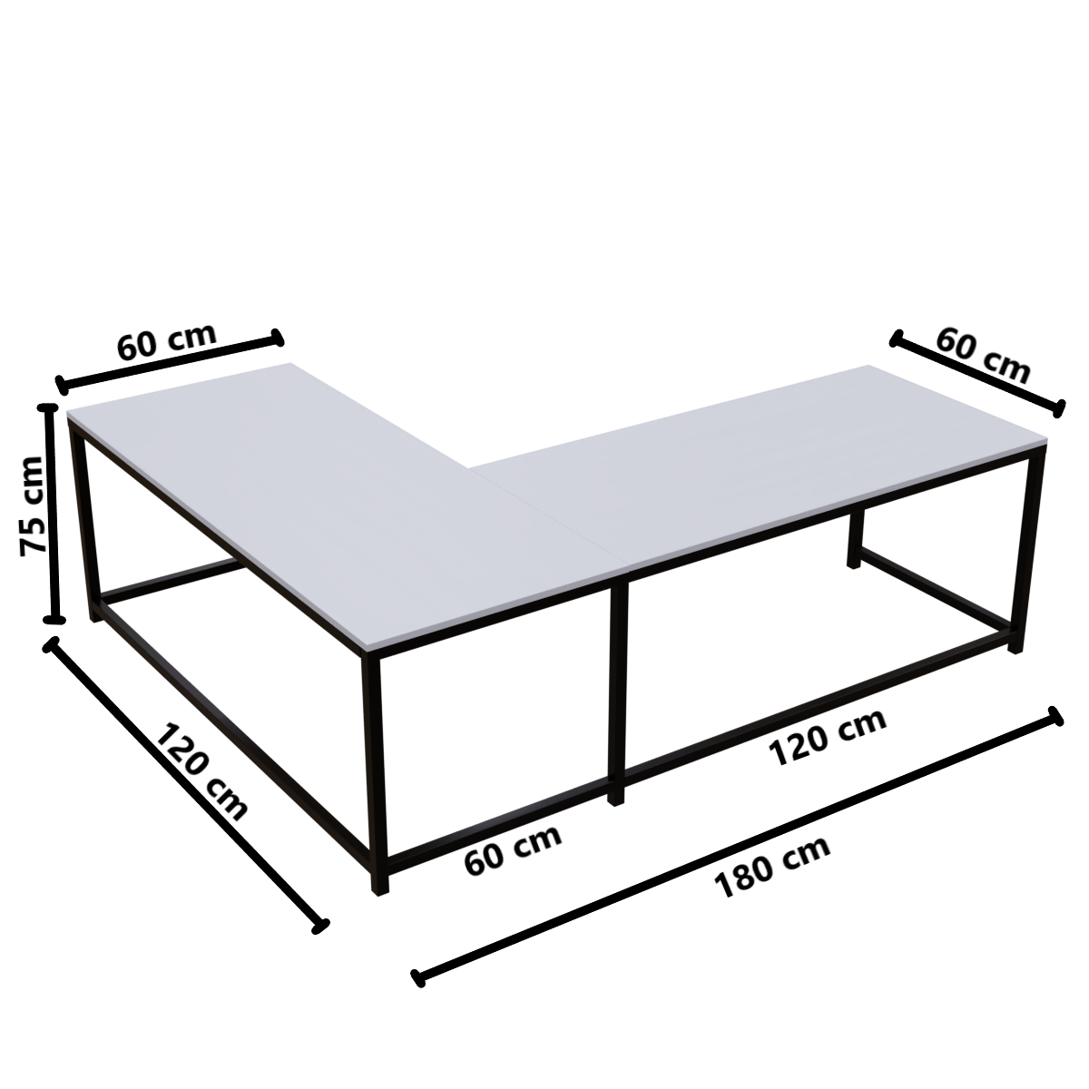 Marshal Computer Table With Open Storage By Riyan Luxiwood.