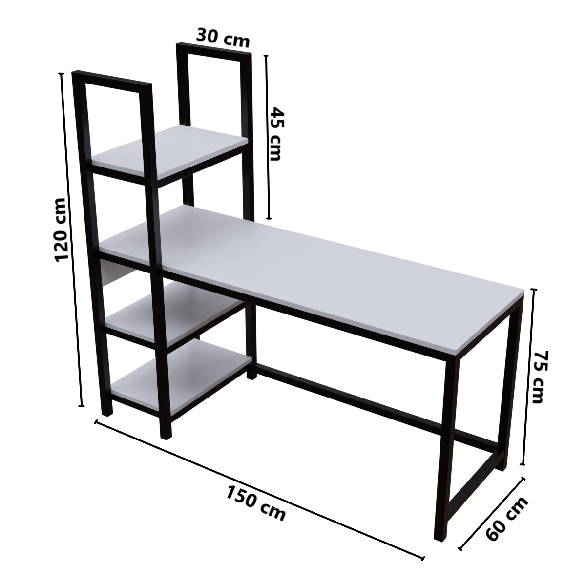 Alvin Study Table by Riyan Luxiwood