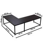 Marshal Computer Table With Open Storage By Riyan Luxiwood.