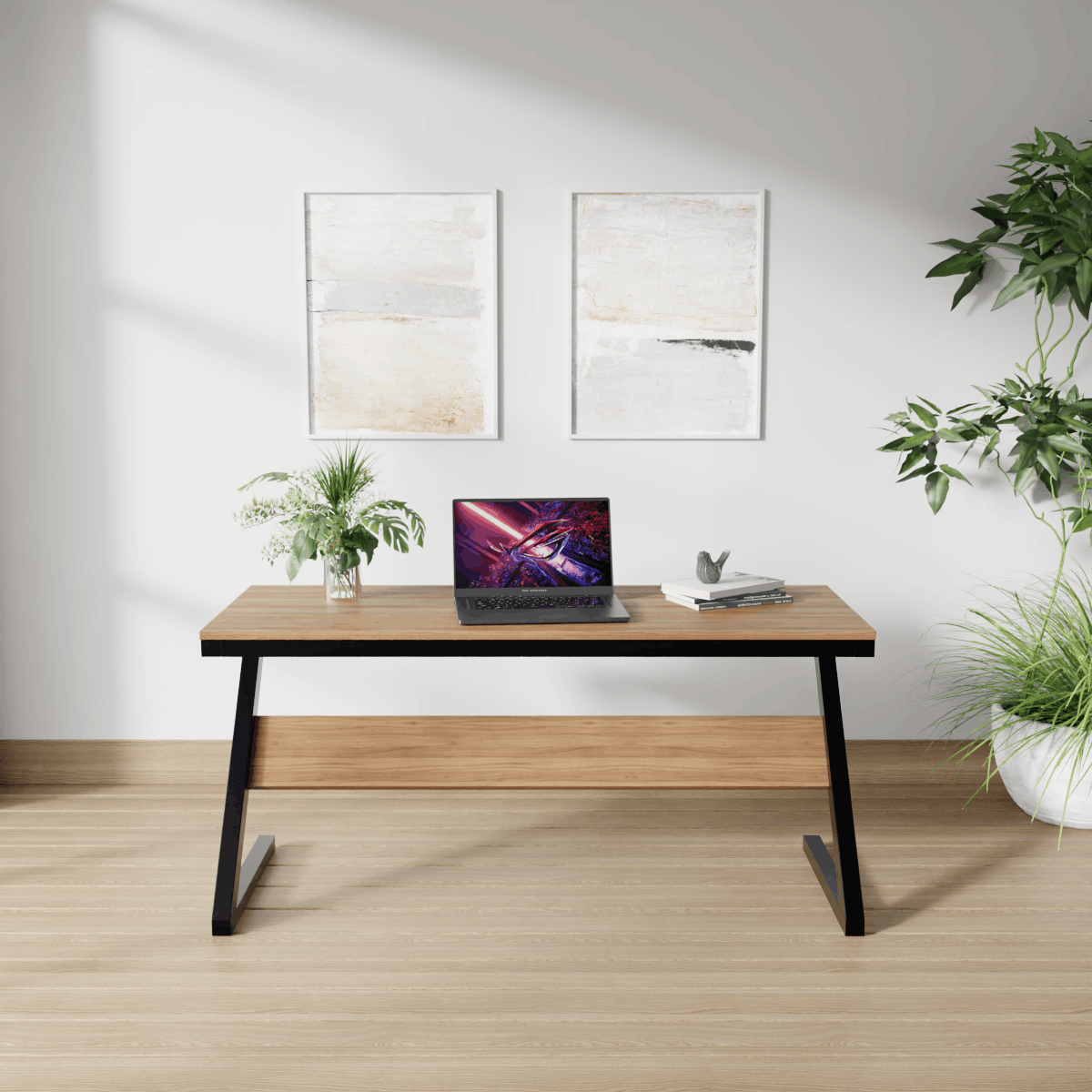 Z Type Computer Table by Riyan Luxiwood