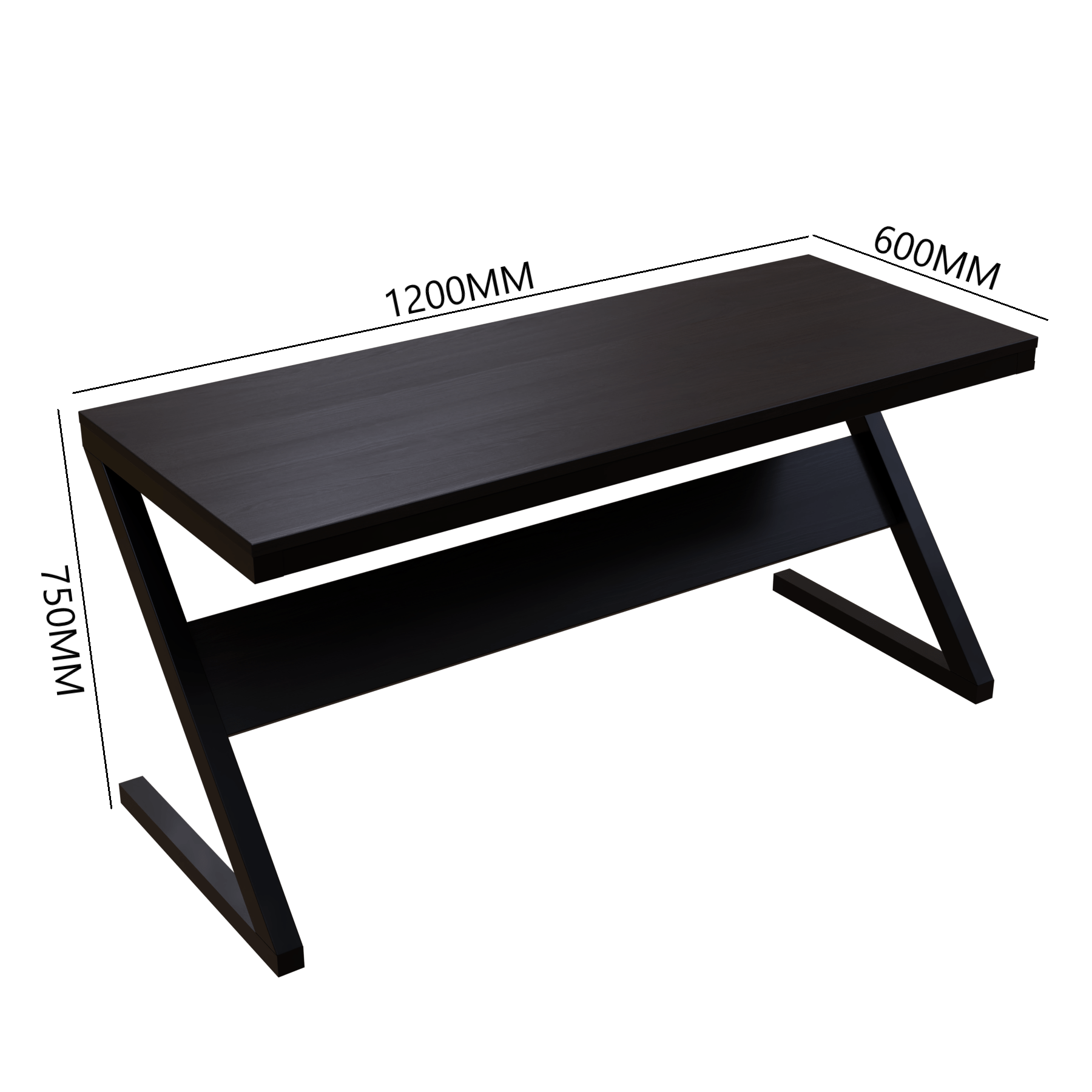 Z Type Computer Table by Riyan Luxiwood