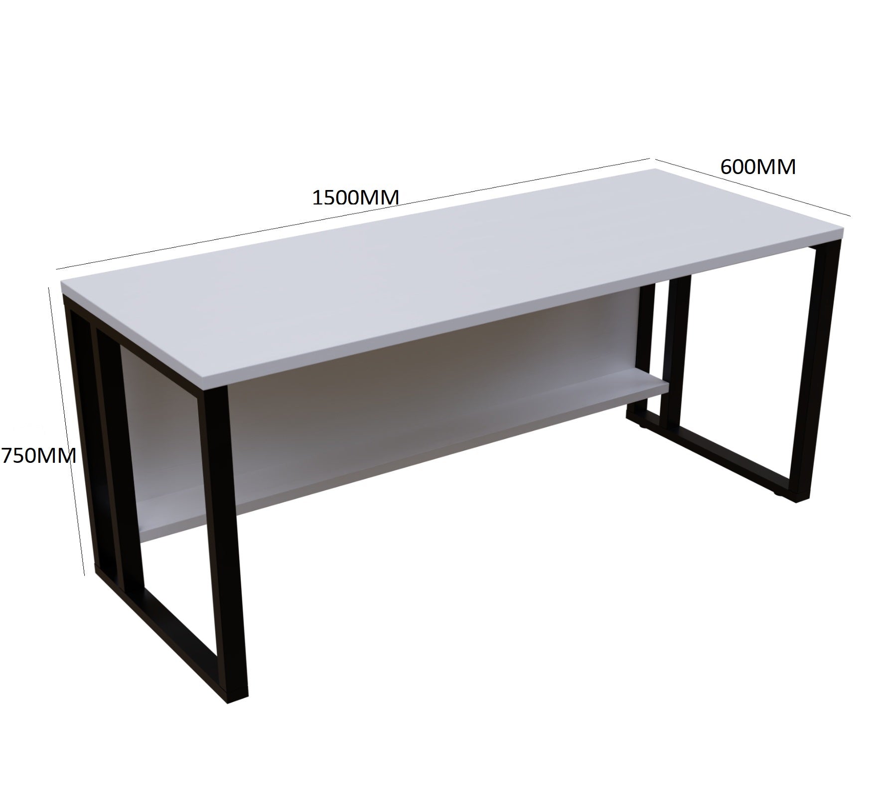 Cosmo Computer Table With Open Storage