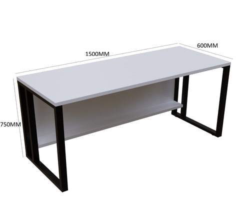 Cosmo Computer Table With Open Storage (Size: 150CMx60CMx75CM)