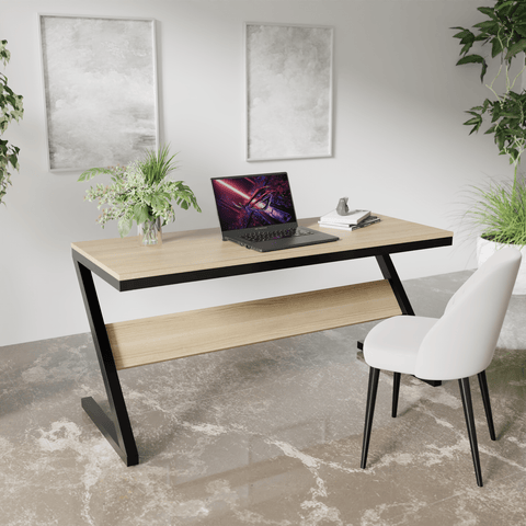 Z Type Study Table by Riyan Luxiwood