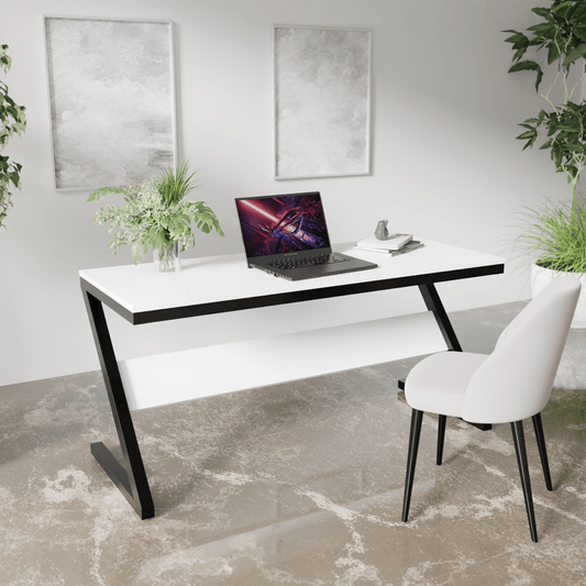 Z Type Computer Table by Riyan Luxiwood