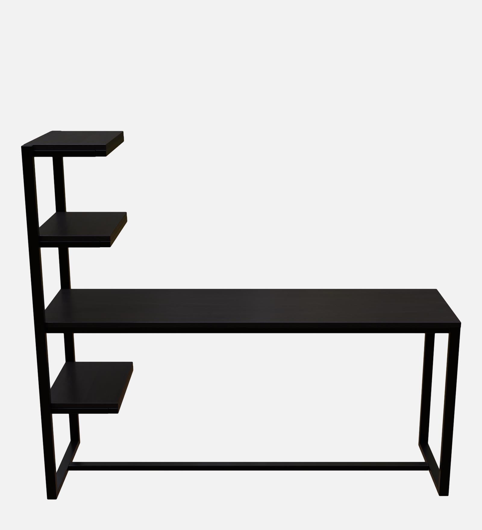 Valor Study Table with Shelves by Riyan Luxiwood