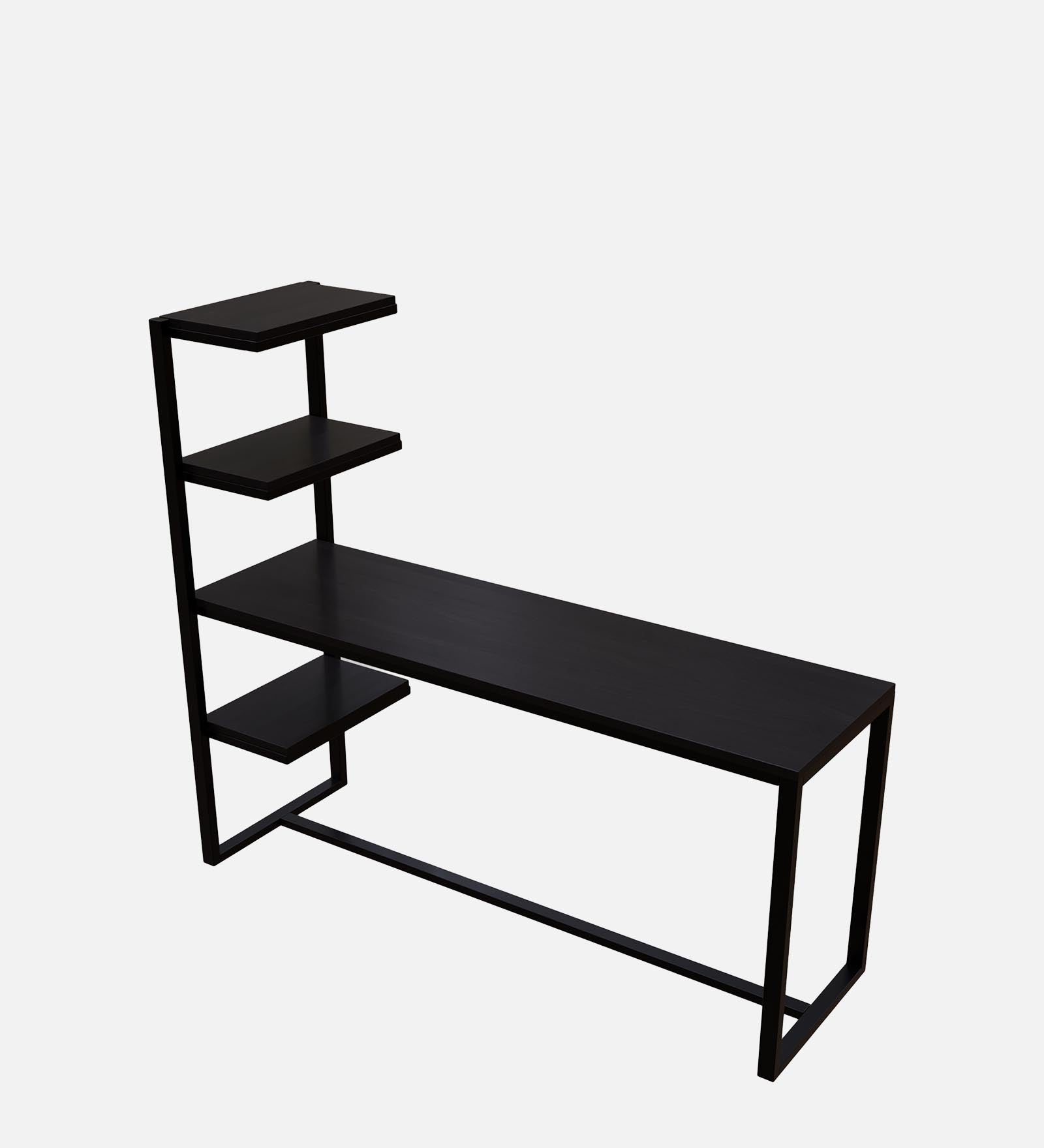 Valor Study Table with Shelves by Riyan Luxiwood
