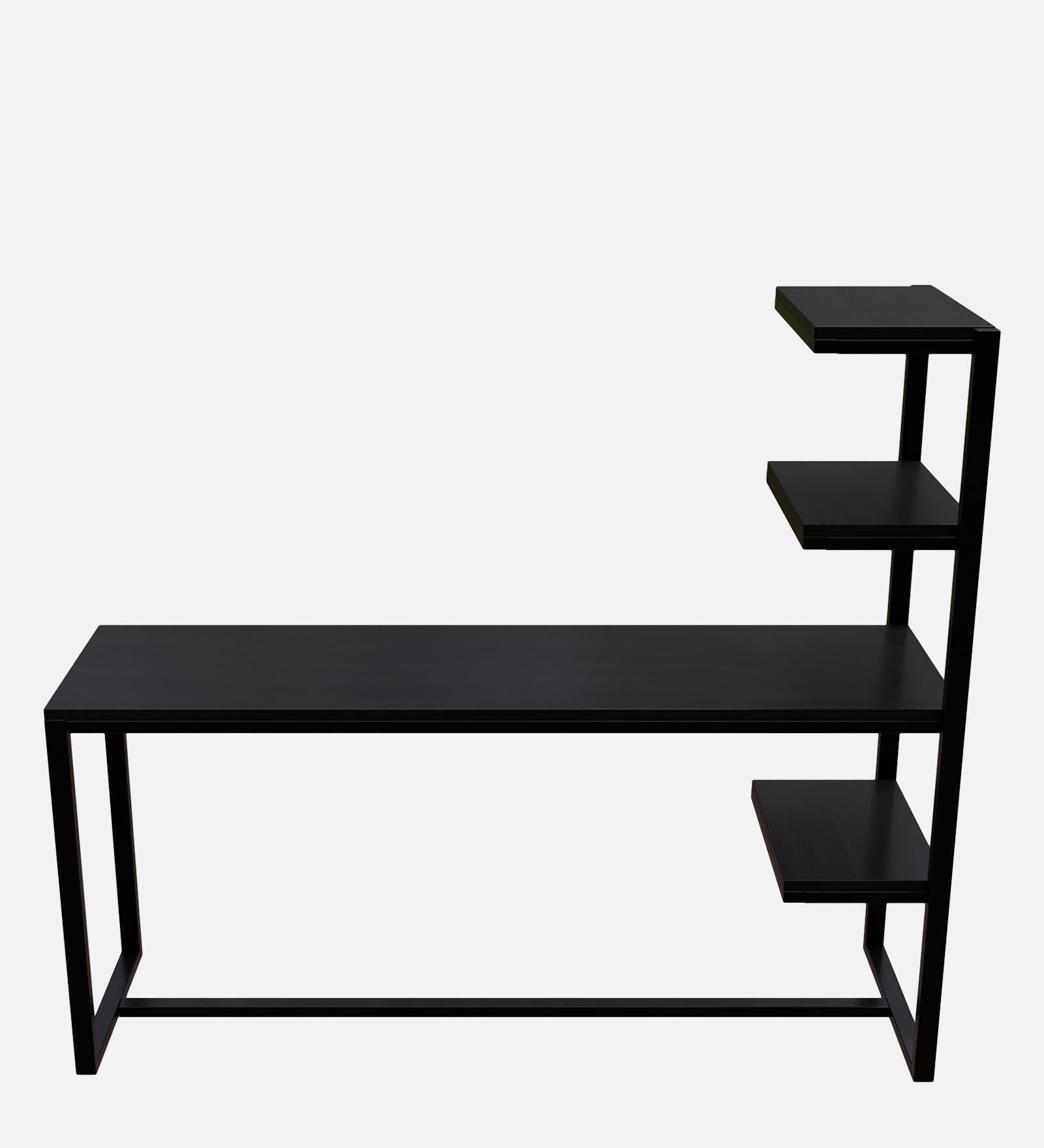 Valor Study Table with Shelves by Riyan Luxiwood